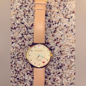 Kate Spade “5 o’clock somewhere” watch! Tan strap